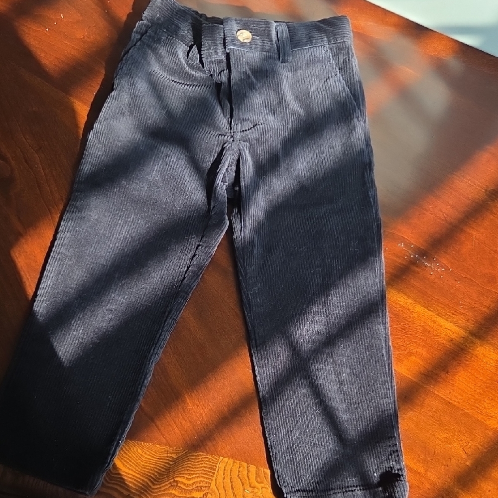 Polo by Ralph Lauren Black Corduroy Kids Pants